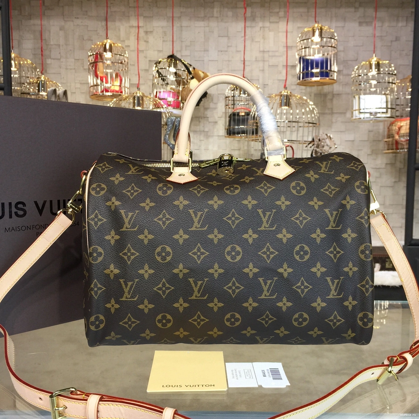 WIS BANDOULIERE VUITTON LOUIS 35 SPEEDY 0822